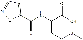 4-(methylsulfanyl)-2-(1,2-oxazol-5-ylformamido)butanoic acid 结构式