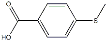 4-(methylsulfanyl)benzoic acid 结构式