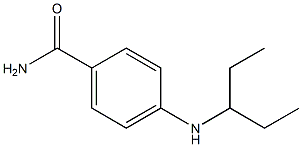 4-(pentan-3-ylamino)benzamide 结构式