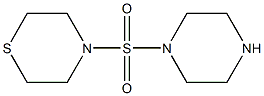 4-(piperazine-1-sulfonyl)thiomorpholine 结构式