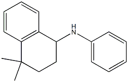 4,4-dimethyl-N-phenyl-1,2,3,4-tetrahydronaphthalen-1-amine 结构式