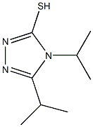 4,5-bis(propan-2-yl)-4H-1,2,4-triazole-3-thiol 结构式