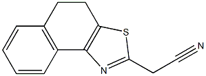 4,5-dihydronaphtho[1,2-d][1,3]thiazol-2-ylacetonitrile 结构式