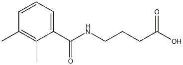 4-[(2,3-dimethylbenzoyl)amino]butanoic acid 结构式