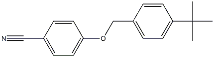 4-[(4-tert-butylphenyl)methoxy]benzonitrile 结构式