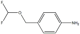 4-[(difluoromethoxy)methyl]aniline 结构式