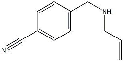 4-[(prop-2-en-1-ylamino)methyl]benzonitrile 结构式