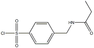 4-[(propionylamino)methyl]benzenesulfonyl chloride 结构式