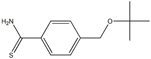 4-[(tert-butoxy)methyl]benzene-1-carbothioamide 结构式