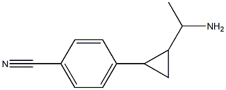 4-[2-(1-aminoethyl)cyclopropyl]benzonitrile 结构式