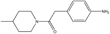 4-[2-(4-methylpiperidin-1-yl)-2-oxoethyl]aniline 结构式