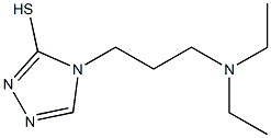 4-[3-(diethylamino)propyl]-4H-1,2,4-triazole-3-thiol 结构式