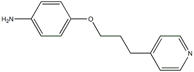 4-[3-(pyridin-4-yl)propoxy]aniline 结构式