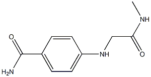 4-{[(methylcarbamoyl)methyl]amino}benzamide 结构式