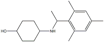 4-{[1-(2,4,6-trimethylphenyl)ethyl]amino}cyclohexan-1-ol 结构式