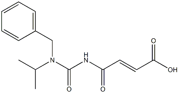 4-{[benzyl(propan-2-yl)carbamoyl]amino}-4-oxobut-2-enoic acid 结构式