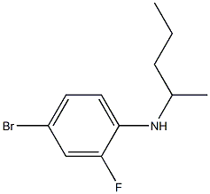 4-bromo-2-fluoro-N-(pentan-2-yl)aniline 结构式