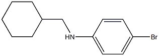 4-bromo-N-(cyclohexylmethyl)aniline 结构式