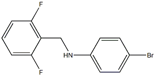 4-bromo-N-[(2,6-difluorophenyl)methyl]aniline 结构式
