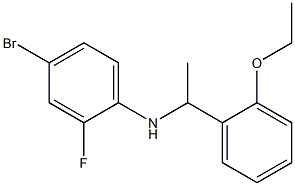 4-bromo-N-[1-(2-ethoxyphenyl)ethyl]-2-fluoroaniline 结构式