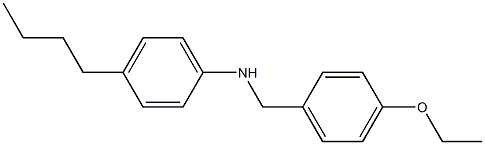 4-butyl-N-[(4-ethoxyphenyl)methyl]aniline 结构式