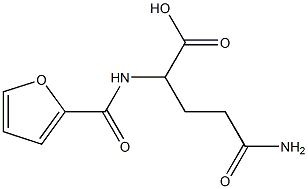 4-carbamoyl-2-(furan-2-ylformamido)butanoic acid 结构式
