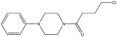 4-chloro-1-(4-phenylpiperazin-1-yl)butan-1-one 结构式