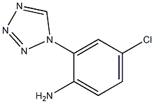 4-chloro-2-(1H-tetrazol-1-yl)aniline 结构式