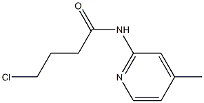 4-chloro-N-(4-methylpyridin-2-yl)butanamide 结构式