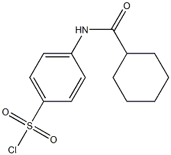 4-cyclohexaneamidobenzene-1-sulfonyl chloride 结构式