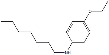4-ethoxy-N-heptylaniline 结构式
