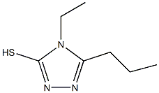 4-ethyl-5-propyl-4H-1,2,4-triazole-3-thiol 结构式