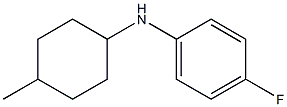 4-fluoro-N-(4-methylcyclohexyl)aniline 结构式