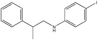 4-iodo-N-(2-phenylpropyl)aniline 结构式