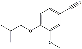 4-isobutoxy-3-methoxybenzonitrile 结构式