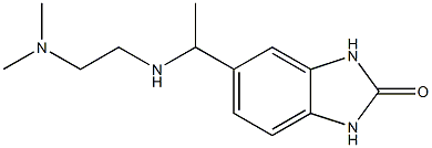 5-(1-{[2-(dimethylamino)ethyl]amino}ethyl)-2,3-dihydro-1H-1,3-benzodiazol-2-one 结构式