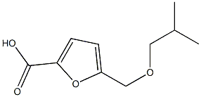 5-(isobutoxymethyl)-2-furoic acid 结构式