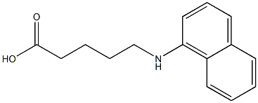 5-(naphthalen-1-ylamino)pentanoic acid 结构式