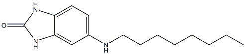 5-(octylamino)-2,3-dihydro-1H-1,3-benzodiazol-2-one 结构式