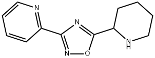 5-(piperidin-2-yl)-3-(pyridin-2-yl)-1,2,4-oxadiazole 结构式