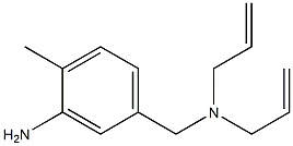 5-{[bis(prop-2-en-1-yl)amino]methyl}-2-methylaniline 结构式