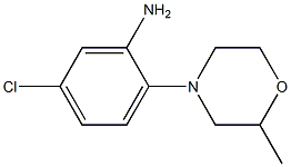 5-chloro-2-(2-methylmorpholin-4-yl)aniline 结构式