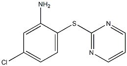 5-chloro-2-(pyrimidin-2-ylsulfanyl)aniline 结构式