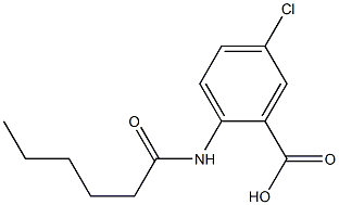 5-chloro-2-hexanamidobenzoic acid 结构式