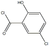 5-chloro-2-hydroxybenzoyl chloride 结构式