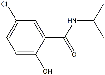 5-chloro-2-hydroxy-N-(propan-2-yl)benzamide 结构式