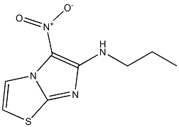 5-nitro-N-propylimidazo[2,1-b][1,3]thiazol-6-amine 结构式