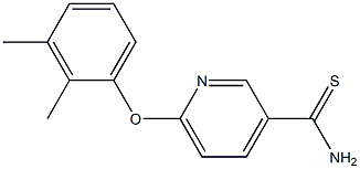 6-(2,3-dimethylphenoxy)pyridine-3-carbothioamide 结构式