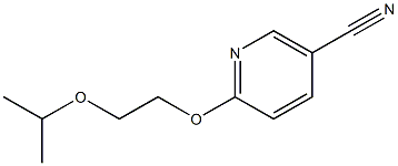 6-(2-isopropoxyethoxy)nicotinonitrile 结构式