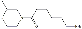 6-(2-methylmorpholin-4-yl)-6-oxohexan-1-amine 结构式